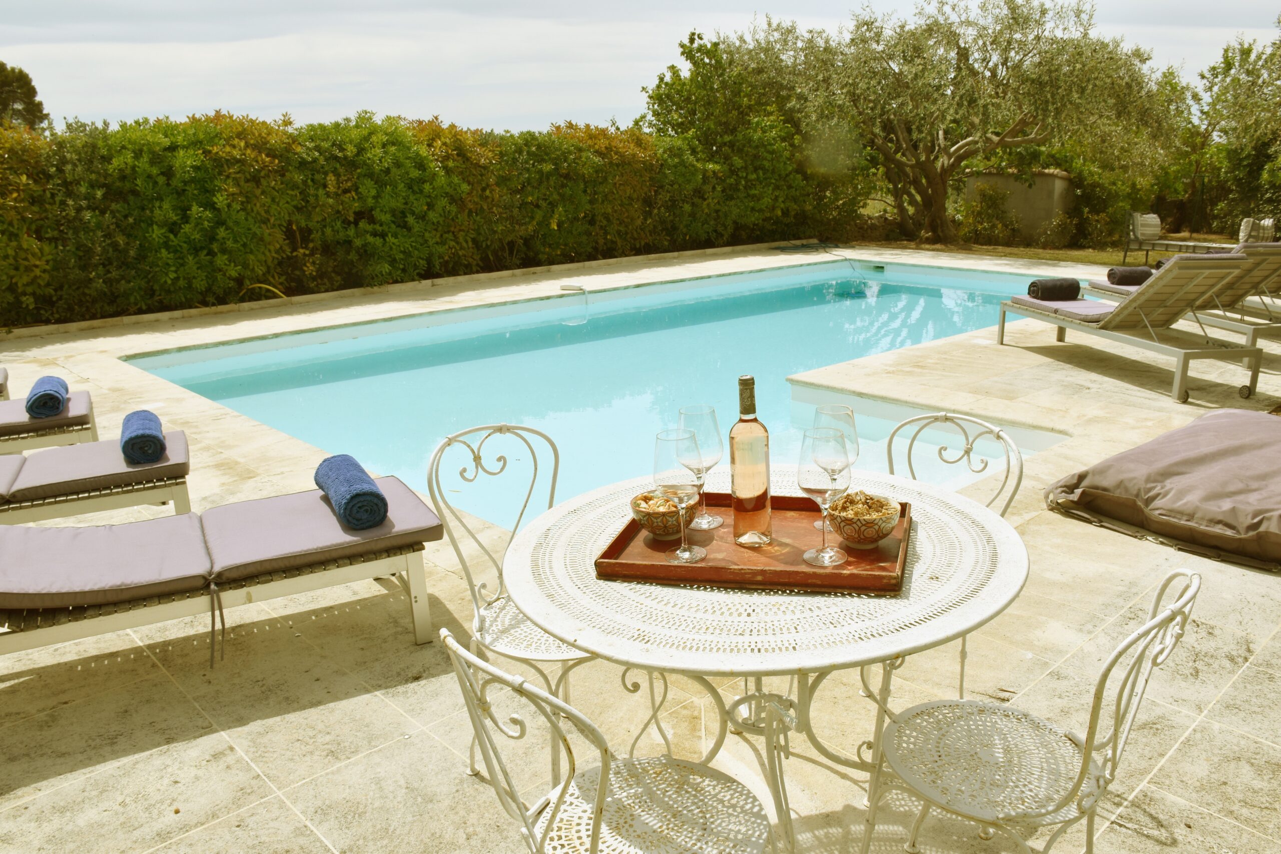 table and pool