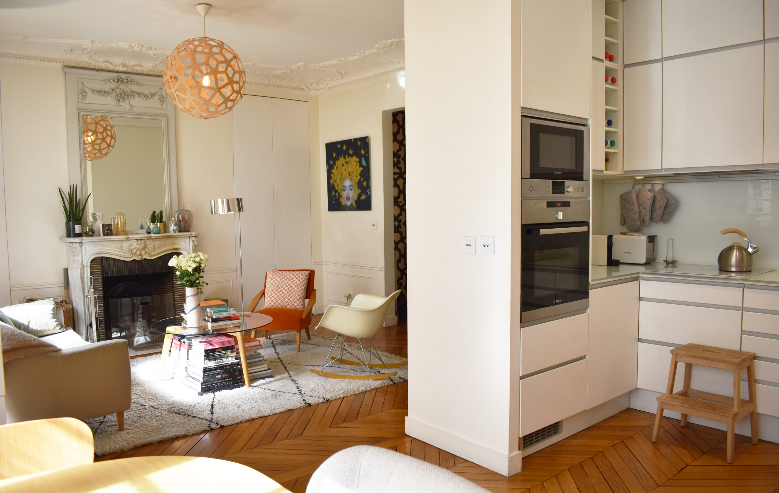 kitchen:living area